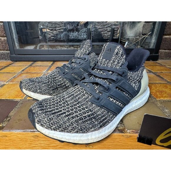 Youth 6.5y Adidas Ultraboost 4.0 J Dark Mocha Athletic Running Shoes CP8776 - Picture 4 of 9